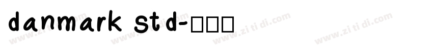 danmark std字体转换
